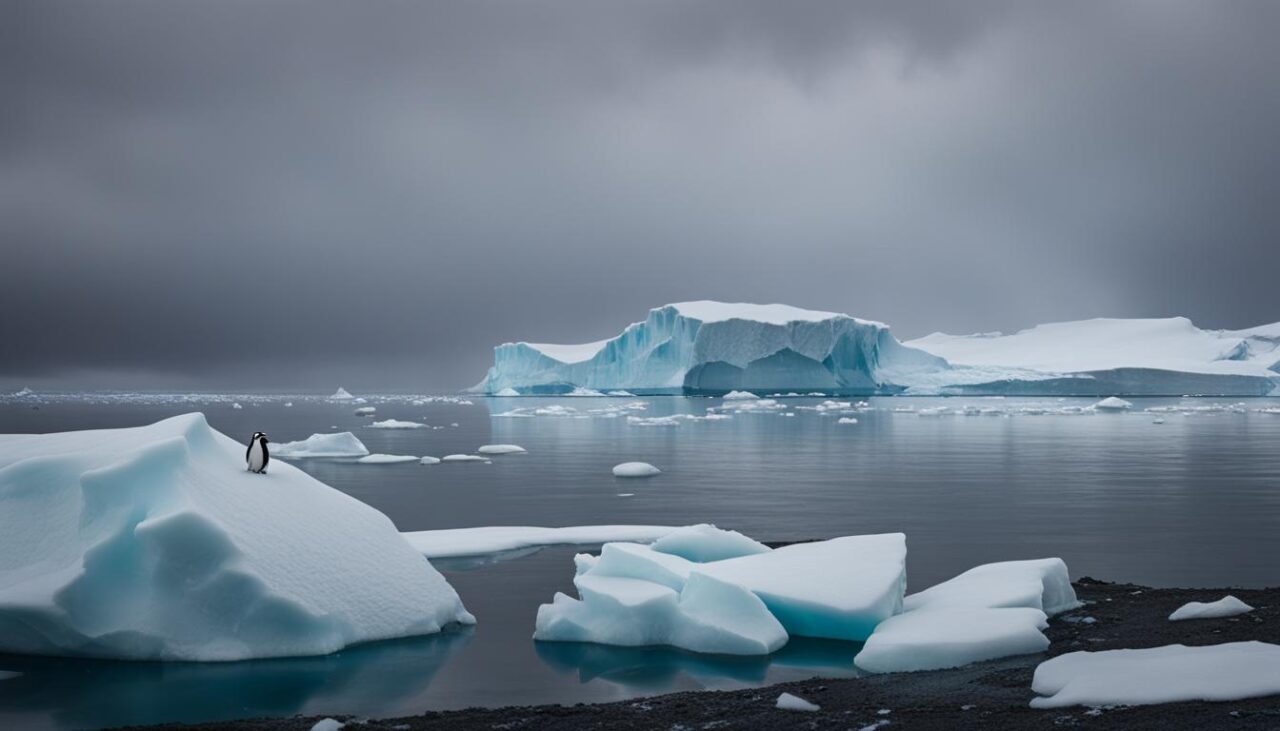 Melting Ice in Antarctica