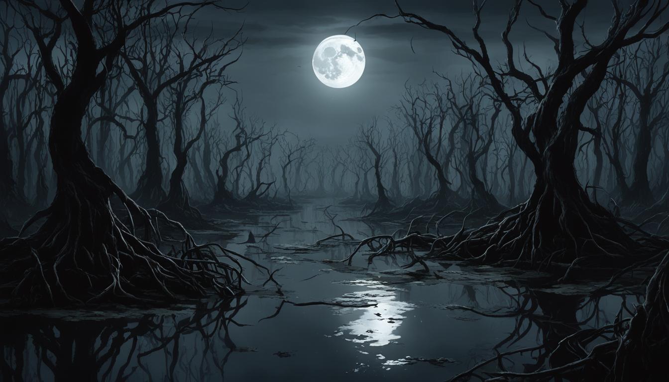 The Enchantment Of Moonlight In World Mire