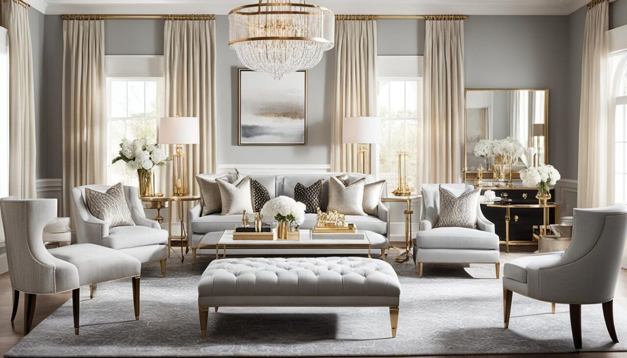 elegance in design with chic decor