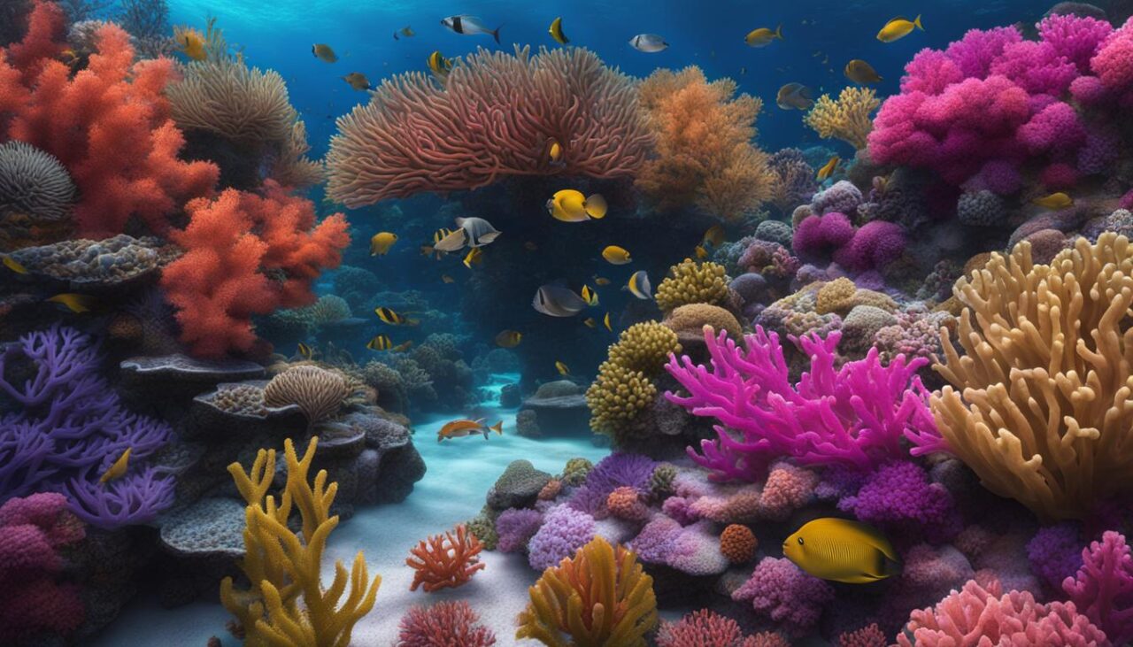 seasonal color changes in coral reef ecosystems