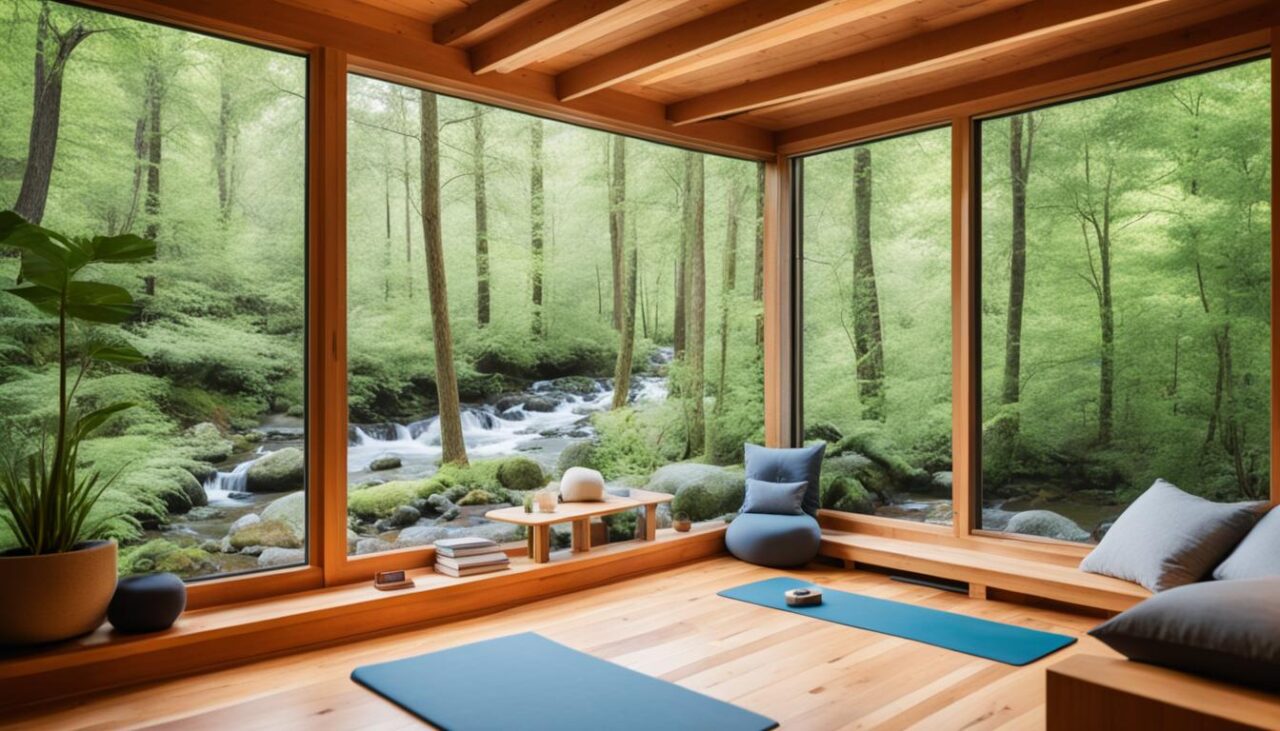 Nature-inspired wellness space